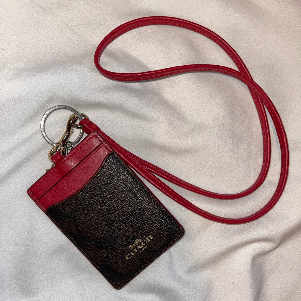 COACH key and cardholder